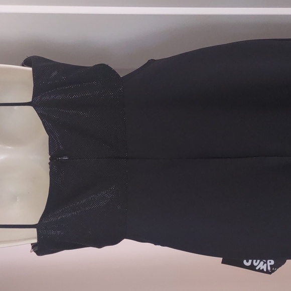 Jump Apparel Black Halter Cutout Midi Dress - Size 5/6 - Picture 6 of 11